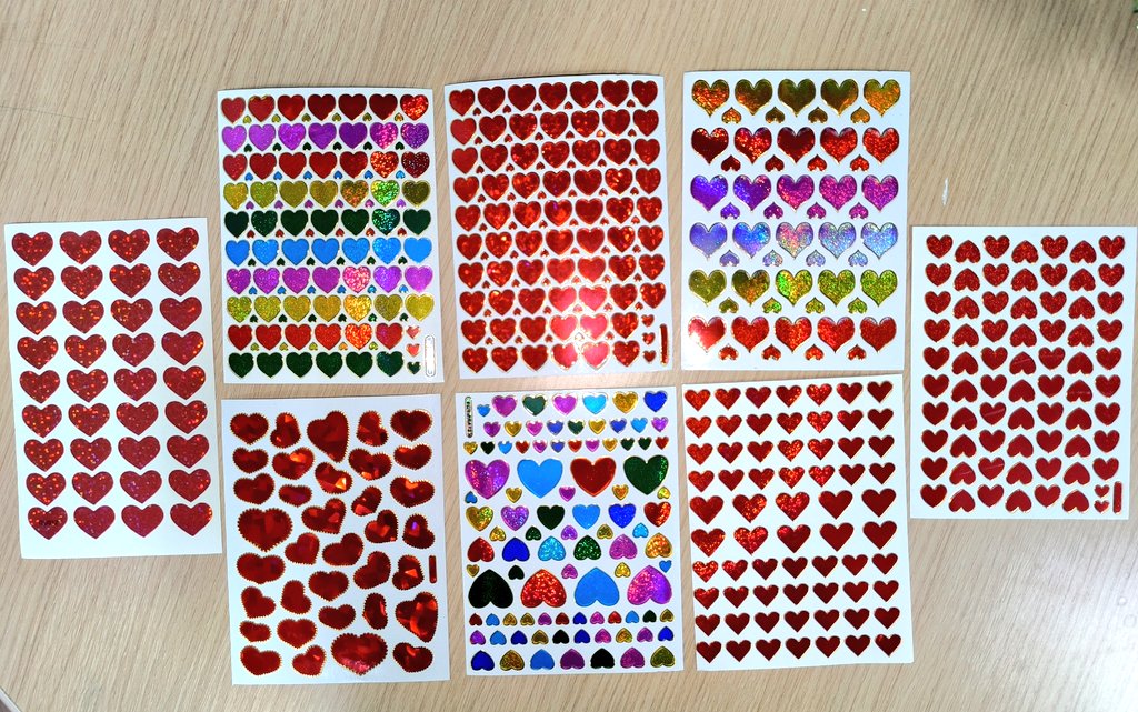 วาเลนไทน์ วาเลนใจ ติด❤️ให้เค้ารู้ว่ารัก😍 #sticker หัวใจ ❤️🩷 พร้อมขาย แผ่นละ 10 บาทค่ะ 🎊 สนใจทักมานะคะ ไม่ได้เดินส่งน๊า #HappyValentinesday2024 #srnfact #ตลาดนัดsrn