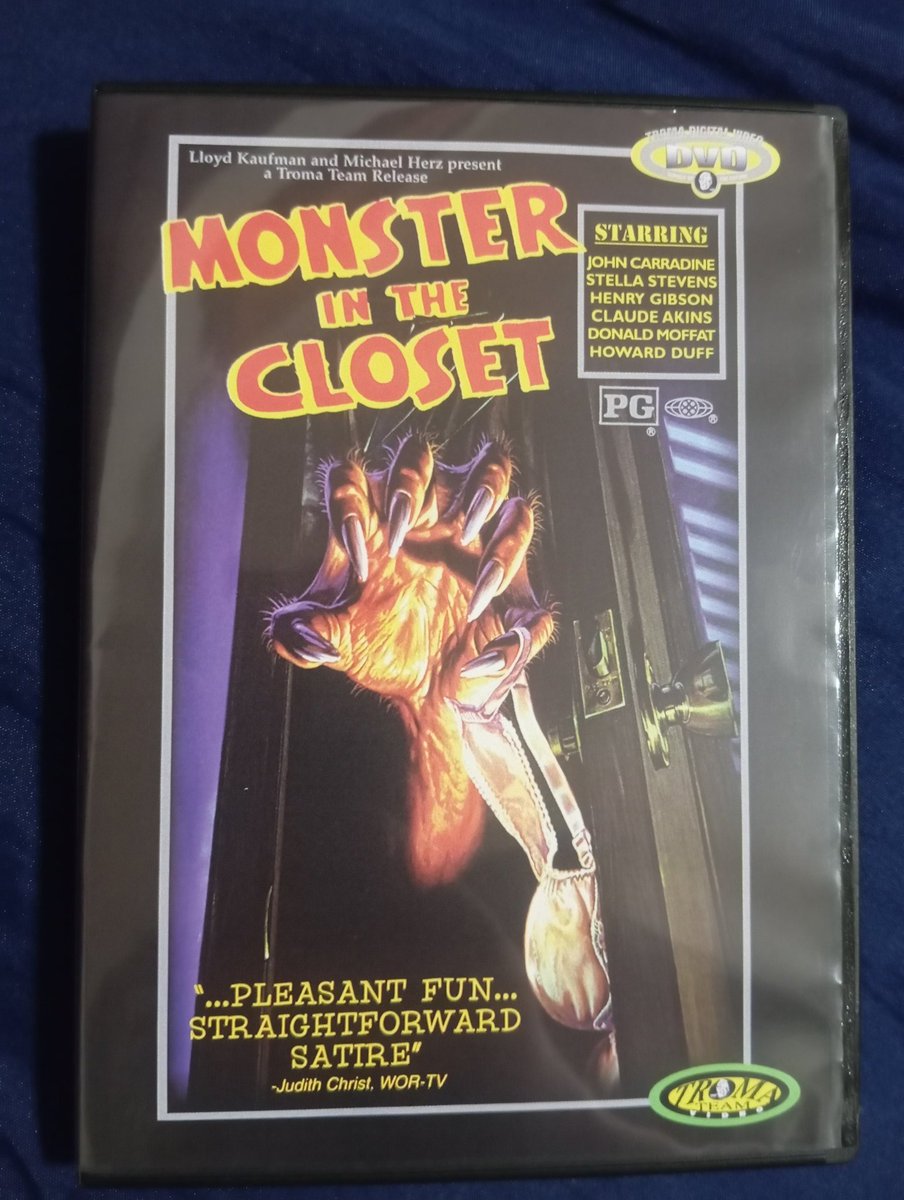 Mail day Monster in the closet by Troma #troma #supportphysicalmedia