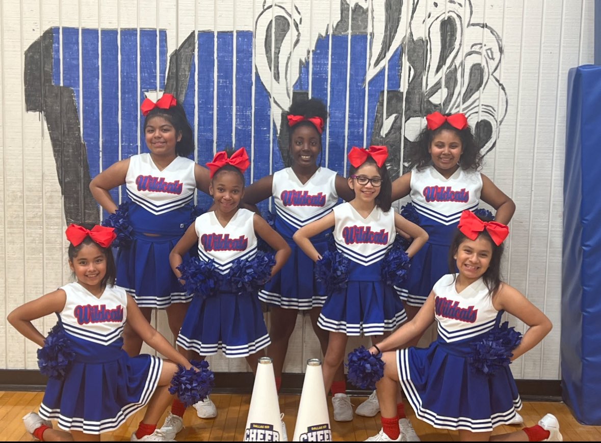 WMYwildcats's tweet photo. Huge shoutout to 
Ms. Derrough and Ms. Smith.💃💃
LADY WILDCATS received “CHEER CHALLENGE SUPERIOR”. 
The highest level award for cheering.📣 📣🫡 . 
When we say #winningseason  we mean it. 
Great work coach D 🥳
#LADYWILDCATS
#winningseason
#DALLASISDSTRONG 
#Dallasisd 
#2thetop https://t.co/msZQj1ci8u