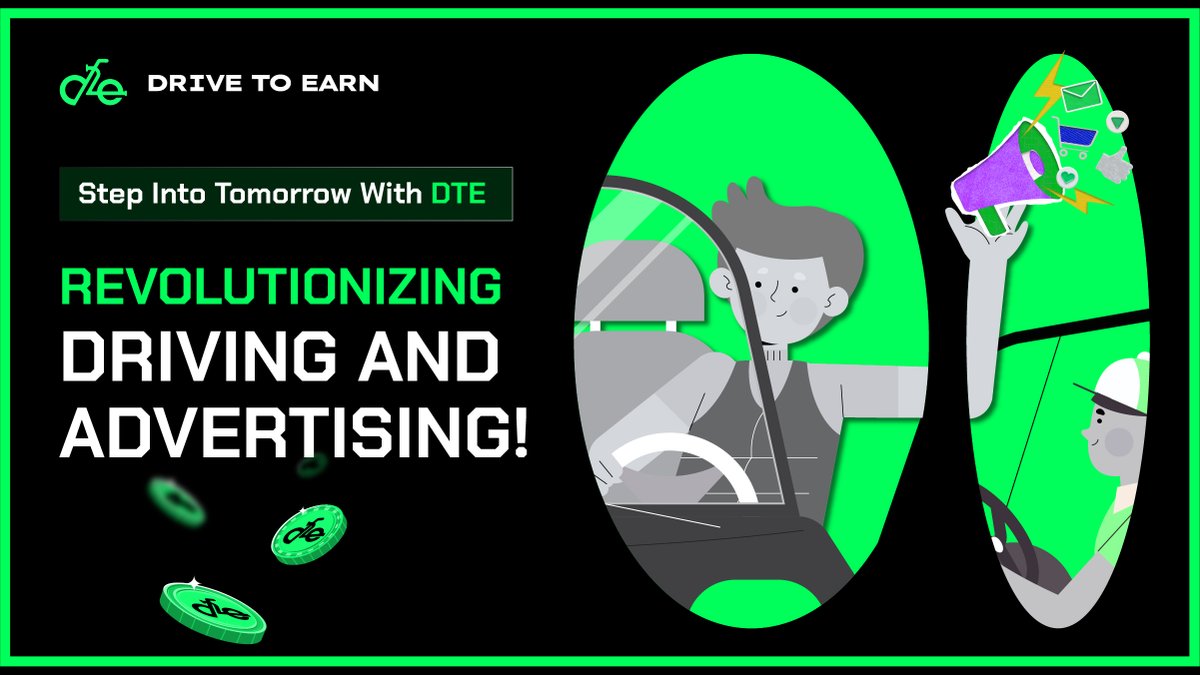 DriveToEarn0's tweet photo. 🌐Step into Tomorrow with DTE - Revolutionizing Driving and Advertising!💡

🌟 Big things are happening in advertising, and it's all thanks to DTE! 🚀 We're not just rewarding users - we're changing the game. Our platform is a sleek fusion of blockchain, IoT, and cryptocurrency, ensuring your rewards and advertising are as secure as they come.

👉 The DTE Advantage: Supercharge the driving and advertising scenes with our dynamic platform! Forget wasted budgets - we're here to help advertisers meet their goals, and our AI-driven big data is a win for everyone.

🚀 The DTE Vision: Picture a world where everyone enjoys efficient and fair services. The DTE token is our ticket to making that vision a reality. Join us in reshaping how advertising services work!

🌍 The Road Ahead for DTE: Our platform and technology are rewriting the advertising rulebook, setting new standards for efficiency and transparency. We're on a mission to grow and develop, driving change in the industry.

🔍 Parting Thoughts on DTE: We're not just changing the game; we're revolutionizing driving and advertising. Users get rewarded for their valuable data, and we're all about efficiency, transparency, and fairness. 🌈 Join us as we lead the charge into the future!

Ready to be part of the shift? 🚀

👉 Explore DTE Today: https://t.co/H4QJJupVrt🌟 Join the Movement: https://t.co/LHwDesedYl

#DriveToEarn #DTE #StakingHouse #EscapeRoom #Powerball #Blockchain #Crypto #BTC