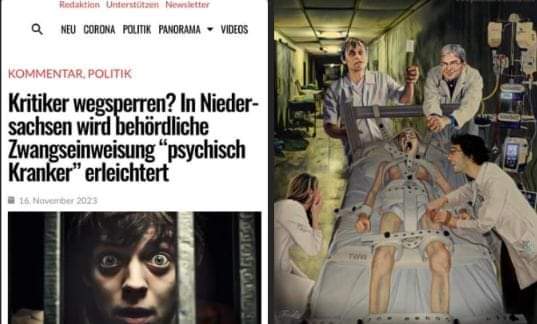 David6Tenner's tweet photo. @nicofvl #Regierungs #Kritiker #Ohne #Anklage #Eingesperrt.
#Diagnose #Verfolgung #Wahn vor der #Regierung 
https://t.co/Hp8FjczM8q
#Medikamentöse #Lobotomi mit #Neuroleptika!
https://t.co/CgSXS7sVec
#Folter mit 
#Elektroschocks!
https://t.co/f2aqknuQPi. https://t.co/33ZkpfVnuI