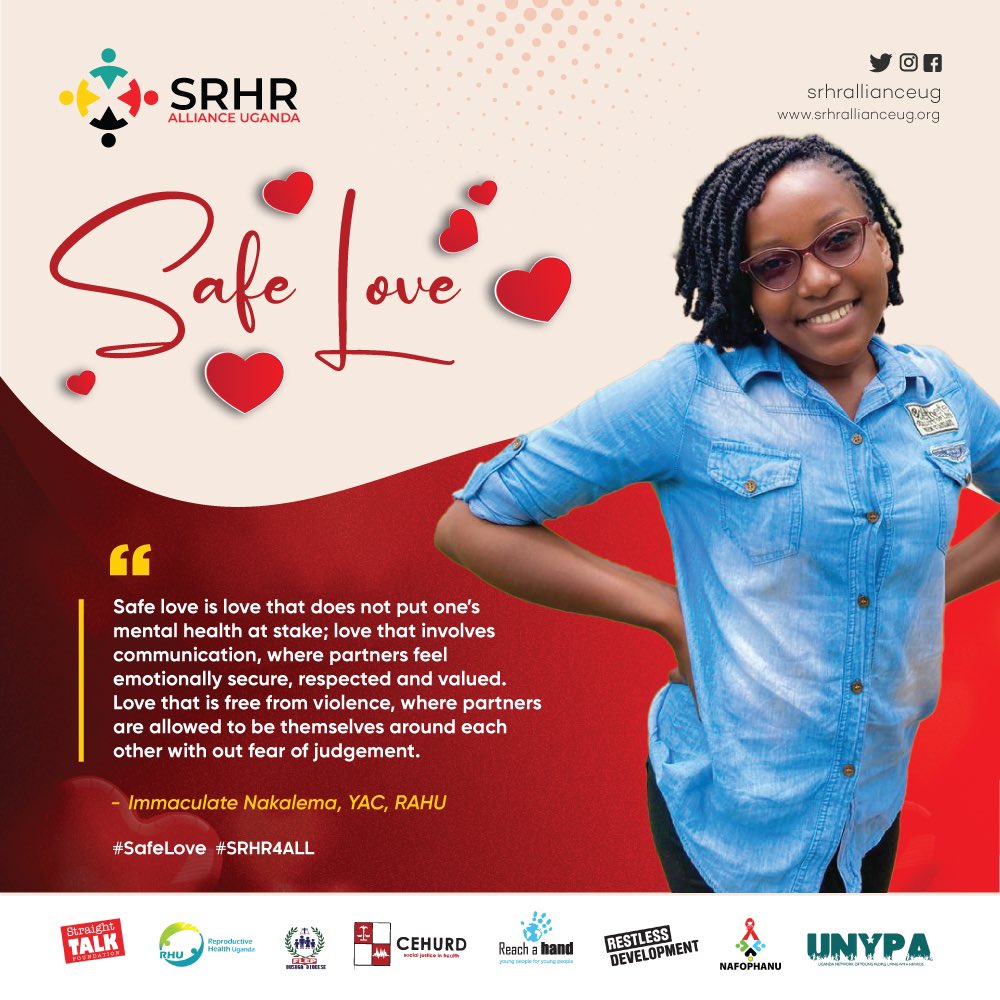 Immaculate believes that #SafeLove is 👇🏾
#SRHR4All