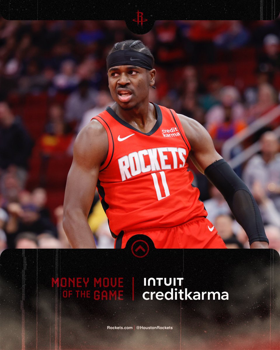 HoustonRockets's tweet photo. Holiday SZN βΌοΈ
π₯ 18 PTS | 3 REB | 4 AST
@CreditKarma | #MoneyMoveoftheGame https://t.co/5qra4ehBOd