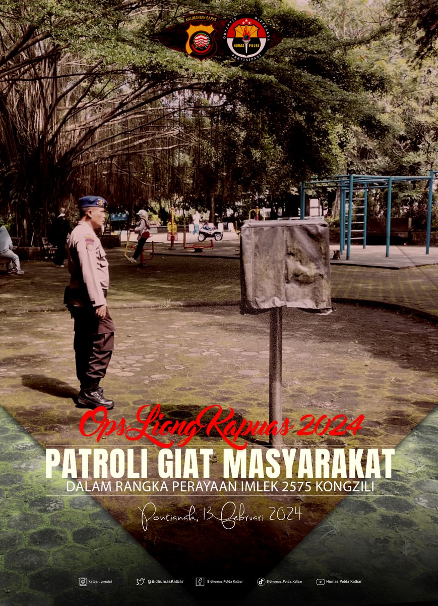 BidhumasKalbar's tweet image. Satgas polair melakukan pengamanan dan menjamin rasa aman berlalulintas kepada masyarakat melalui jalur perairan dan sungai selama berlangsungnya perayaan imlek dan cap go meh 2024
#imlek2024
#opsliongkapuas2024