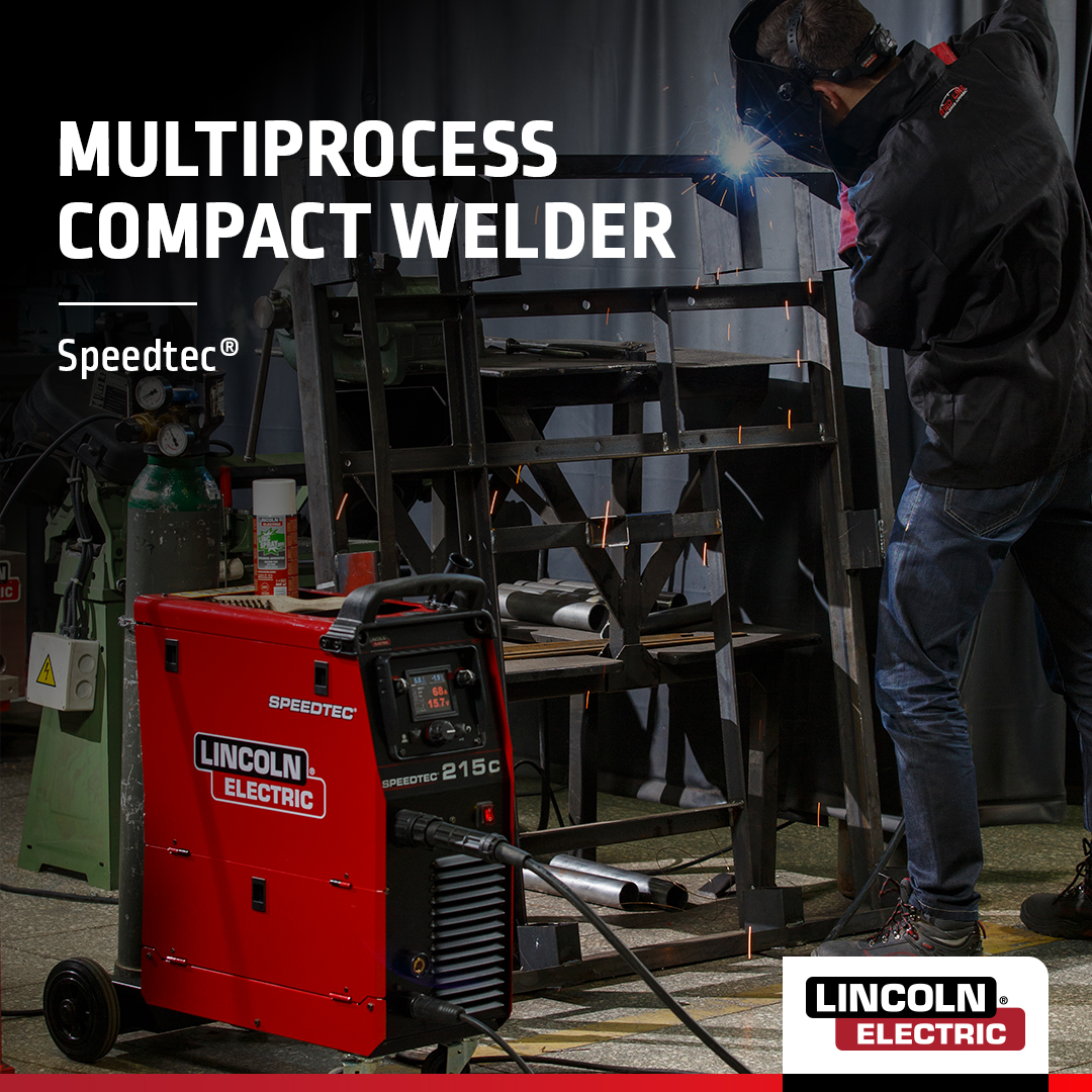 LEAsiaPacific's tweet image. This small but mighty machine is your all-in-one solution for MIG, Stick, and TIG applications. Upgrade to SPEEDTEC 215C – your powerhouse for precision welding!

Check out our Speedtec®: bit.ly/lemeaSpeedtec

#weldred #welding # LincolnElectric #Speedtec