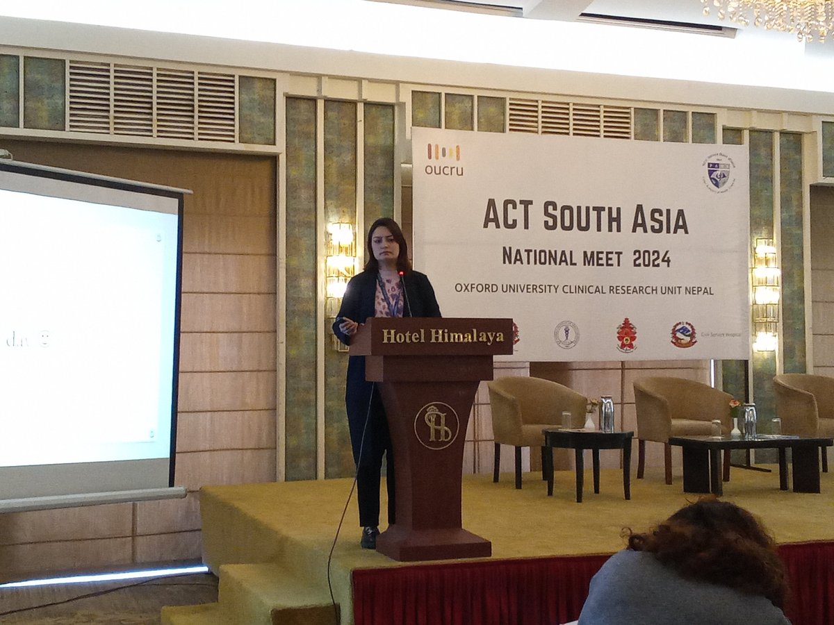 SWORNIMGYAWALI's tweet photo. Dr. Divya Sharma , Siddhi Memorial Hospital, giving the overall insight of #ACTSouthAsia and Site Update for Siddhi Memorial Hospital, Bhaktapur.
#ACTSouthAsia2024 https://t.co/JVgKXj3orQ