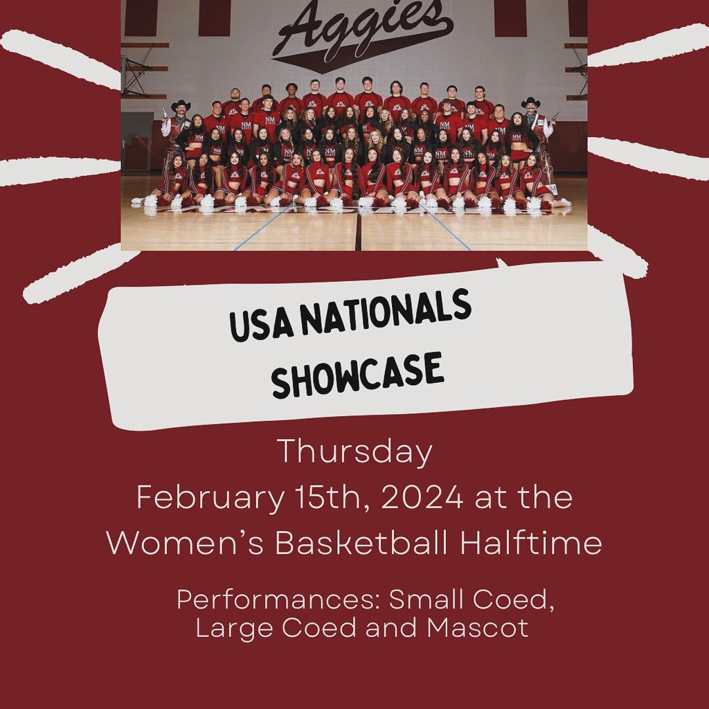Please join us on Thursday for our USA Nationals Showcase 🤍