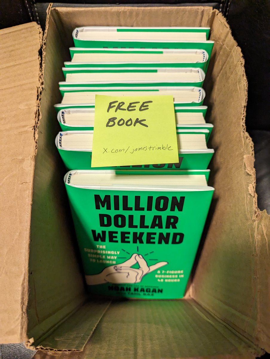 🎉 GIVEAWAY ALERT! 🚀 I bought way too many copies of the epic #MillionDollarWeekend @NoahMDW and guess what? I’m feeling generous! 🎁

Want to win a FREE copy with ZERO catches? 🌟 Get started on your 7-figure business journey for FREE!

✨ How to enter: 1️⃣ Sign up at the link…