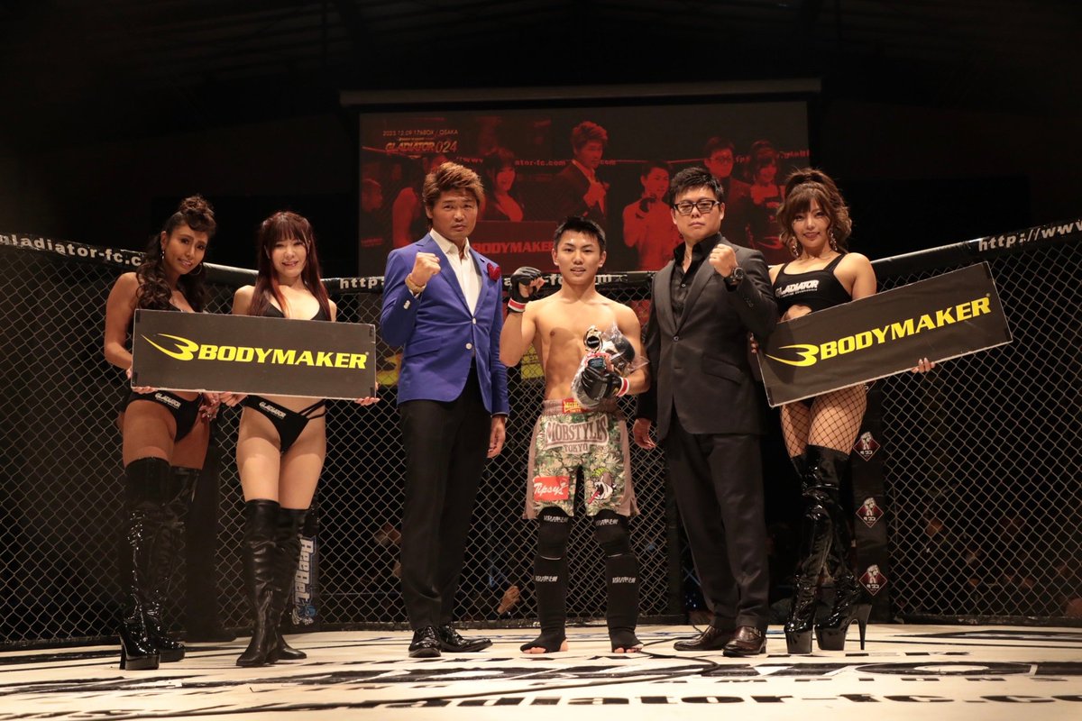 GLADIATOR_MMA_'s tweet photo. 2023 12/9  sat　
BODYMAKERpresents　
『GLADIATOR 024』

【オープニング】
第1試合
◆OP アマチュアフライ級3分2R
◯伊藤琥大郎（総合格闘技道場reliable）
vs
✕辻本涼太（POLARGYM OSAKA）
1R 1:54 TKO

#GLADIATOR
#BODYMAKER
#beebet
#THE1TV
#ボディメーカー
#グラジエーター https://t.co/g2Nh9jP84H