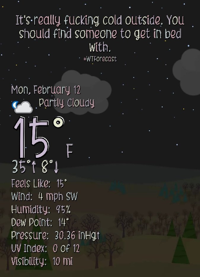 SionSweet77's tweet image. 🥶

#whattheforecast #wtforecast
