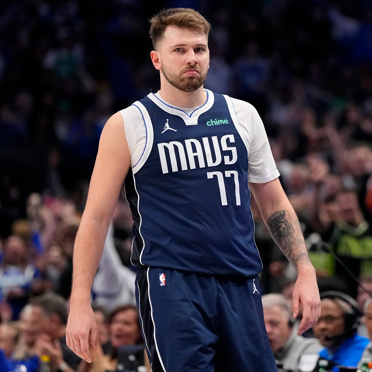 NBAHistory's tweet photo. Luka Doncic has the third most 25+ PT, 15+ AST, 10+ REB games in NBA history (since 1950-51 when assists were tracked):

Oscar Robertson – 37 (1,040 career games)
Russell Westbrook – 15 (1, 146 career games)
Luka Doncic – 14 (376 career games)
Magic Johnson – 13 (906 career games)