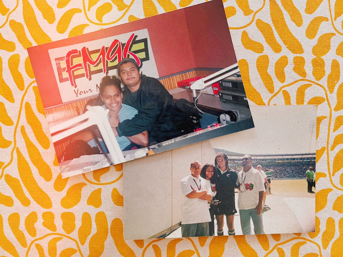 Happy World Radio Day! 

Shout out to my co-hosts that spanned my radio career many moons ago. Tukini Cama the OG who mentored me and Akuila Qumi who taught me the power of voice acting. Vinaka Patricee and Mr Bean. 

And finally my brother from another mother Mervin 1/2