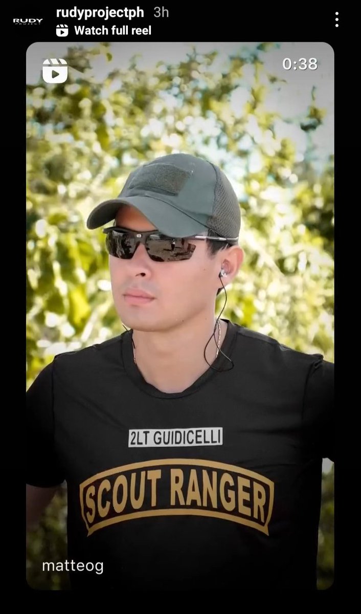 M_____F_____G's tweet image. Ranger @mateoguidicelli ❤️ @RudyProjectPH 
#MatteoGuidicelli #RudyProject 

instagram.com/reel/C3P1ytCpi…