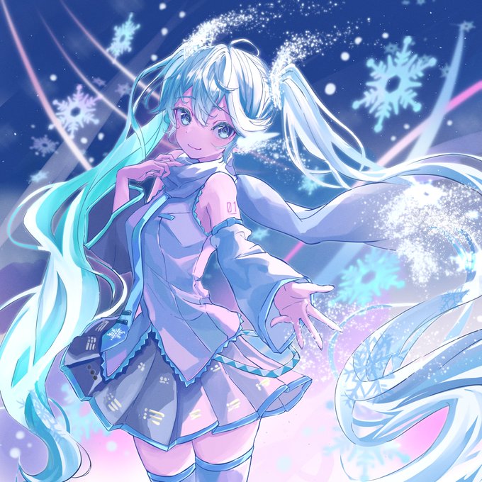 「雪ミク ソロ」の画像/イラスト/ファンアート(新着)