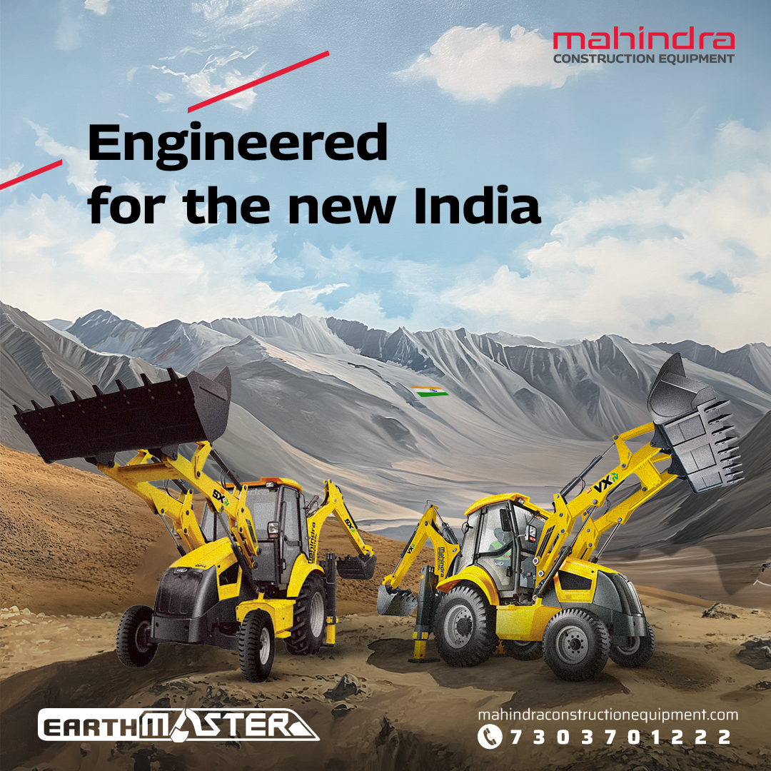 Mahindra_CE's tweet photo. Engineered for success in modern India, the Mahindra EarthMaster blends advanced tech and top-tier performance for guaranteed success. Plus, its iMAXX technology offers crucial vehicle insights, shaping a new era of efficiency.
#MahindraConstructionEquipment #EarthMaster https://t.co/mtzK3dyVm5
