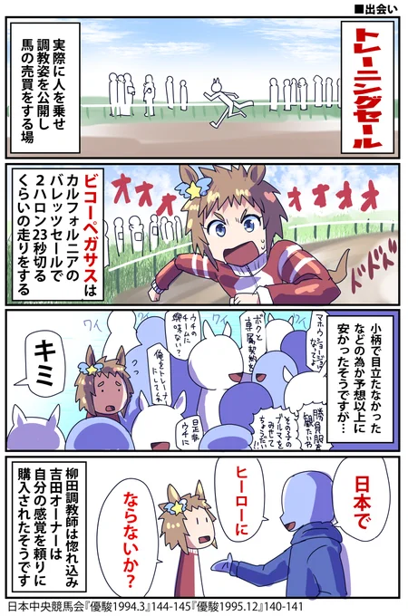 ビコーペガサスおめでとう#ウマ娘 