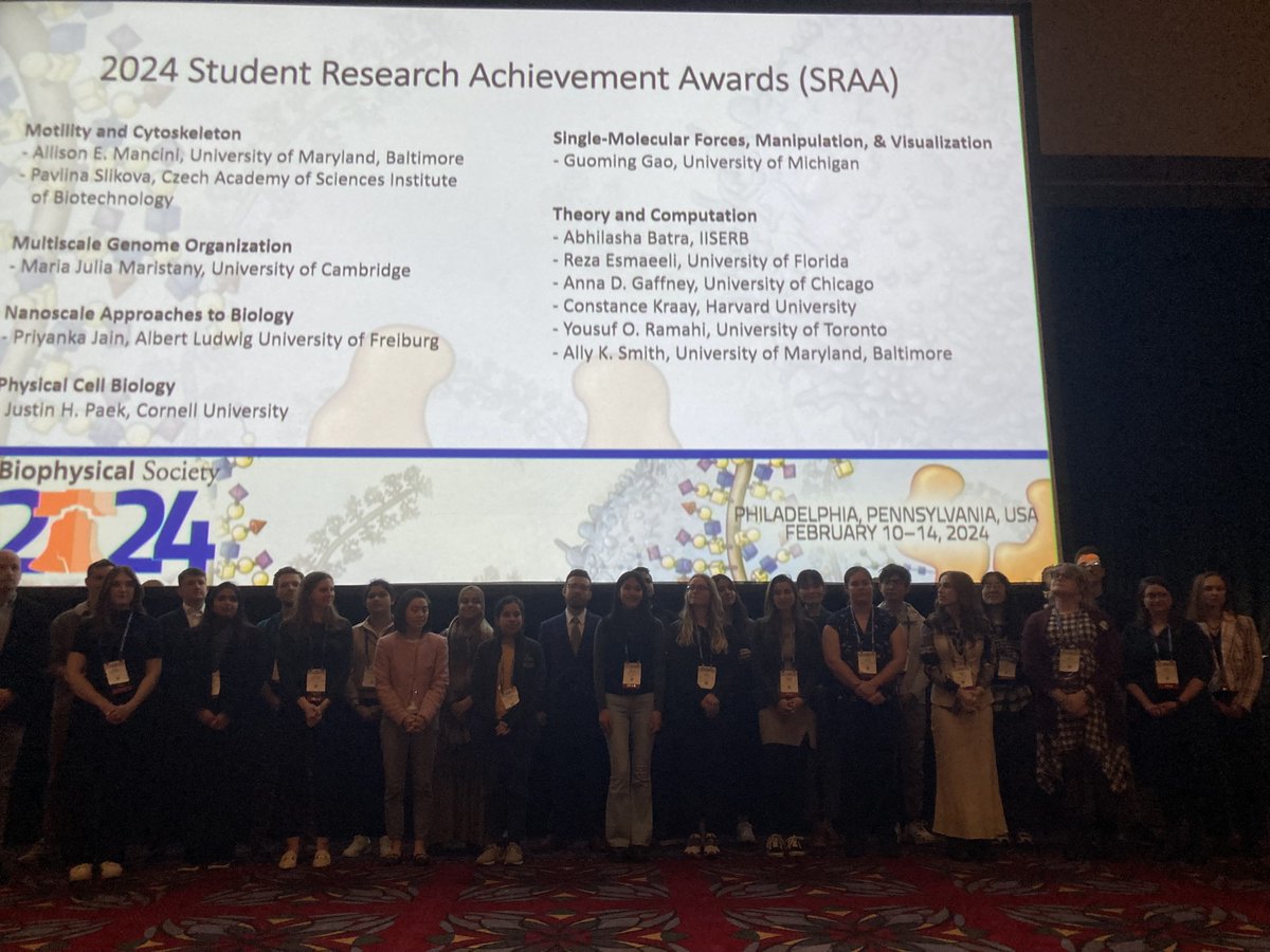 CzechBiophysics's tweet photo. Big congratulations to Pavlína Šliková from the Institute of Biotechnology of the Czech Academy of Science!🏅💐 You are in an excellent company! https://t.co/46Hda4Wg2R