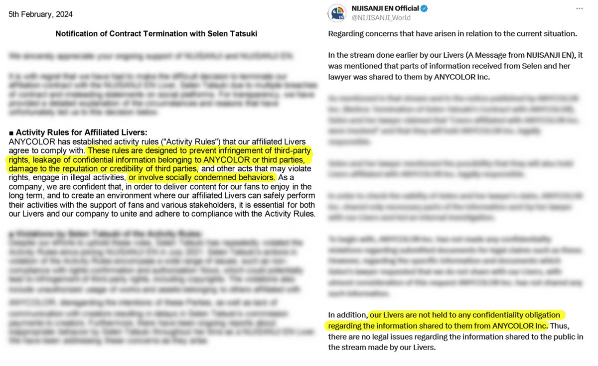 "These rules are designed to prevent... leakage of confidential information"

"our Livers are not held to any confidentiality obligation"

🤔🤔🤔