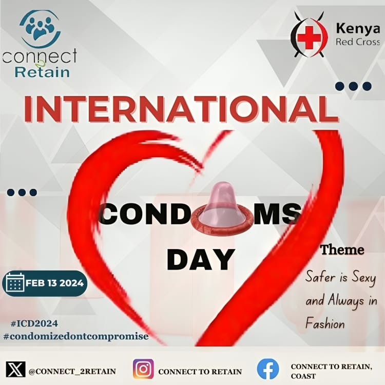 Connect_2Retain's tweet photo. Connect To Retain joins communities and partners in celebrating #InternationalCondomsDay. It is important to bring visibility back to this safe, inexpensive and highly effective tool to prevent transmission of #HIV, #STI & #UnplannedPregnancies.
#ConnectToRetain
@KenyaRedCross https://t.co/jIYujiar4s