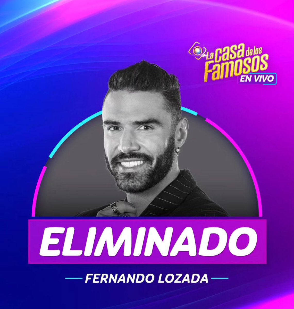 MasFarandulaOf's tweet photo. Fernando Lozada tercer eliminado de #LaCasaDeLosFamosos de #Telemundo. 

*Daba tanto contenido, era el favorito y el público decidió ELIMINARLO. 🤭😂 (sarcasmo). 

#LCLDF4 #FueraFernandoLozada #FueraFernando #LaCasaDeLosFamosos4 https://t.co/YCchH1ooi7