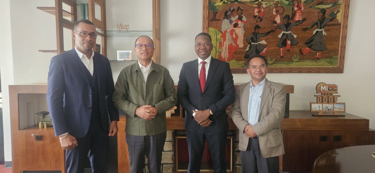 Start of a 4-day mission to Antananarivo with a courtesy visit paid to HE, the Minister of Industrialisation and Commerce of Madagascar. The <a href="/EIF4LDCs/">Enhanced Integrated Framework</a> is supporting  Madagascar to take advantage of its trade potential, the country being the world's leading exporter of vanilla.
