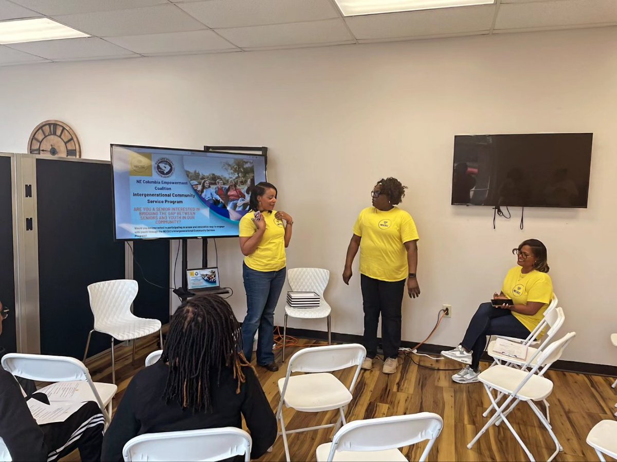 NECEC4YOU's tweet photo. The North East Columbia Empowerment Coalition would like to thank all of the community members that came out today for our NECEC Intergenerational Community Service Program Interest Meeting. What a wonderful way to begin our new programming for the year. (1) https://t.co/FsMjLITe6C