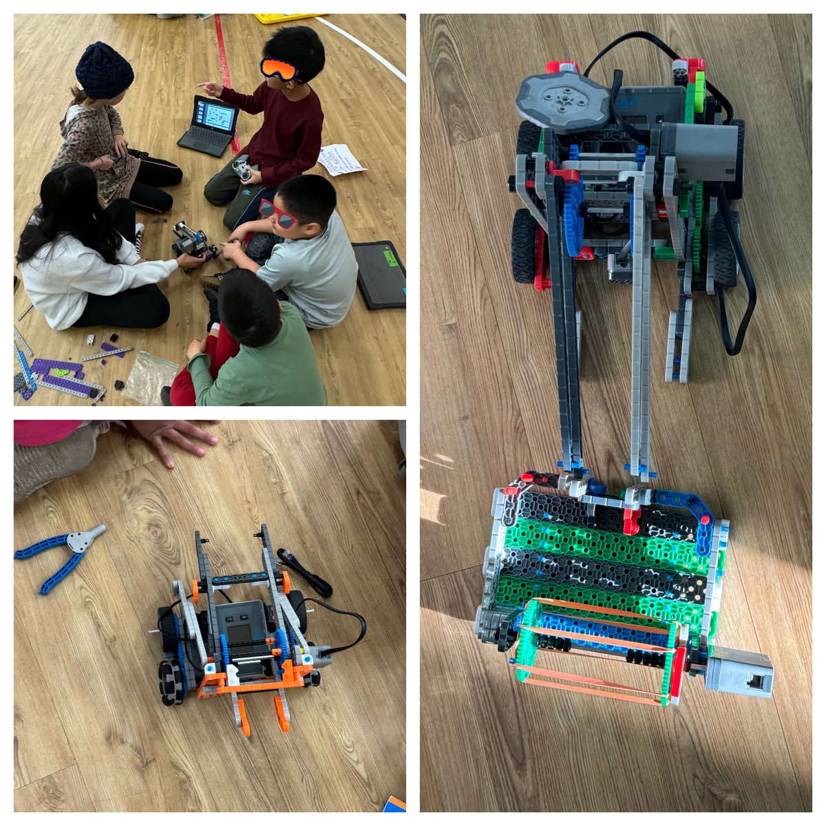 A few photos of our @CowlishawKoalas Robotics Teams hard at work. Over the last few weeks, they’ve been refining their designs, preparing for team interviews, updating firmware, & testing design elements for our upcoming competition. @ipef204 @IPSD_WOW #VexIQ @BookCreatorApp