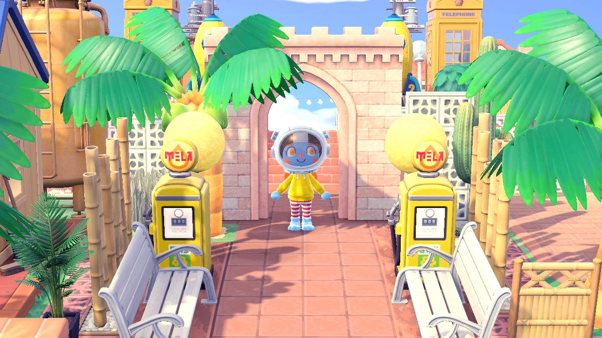 BlueHoshiAlien's tweet photo. My little California, mid-century modern, alien entrance to my island! 🚀🌴

#twitch #acnh #acnhdesign #acnhtwitch #acnhstreaming #streaming #acnhstream #acnhcute #AnimalCrossing #acnhentrance #acnhbuild #acnhdesign #acnhdesigns https://t.co/oqtxot0jul