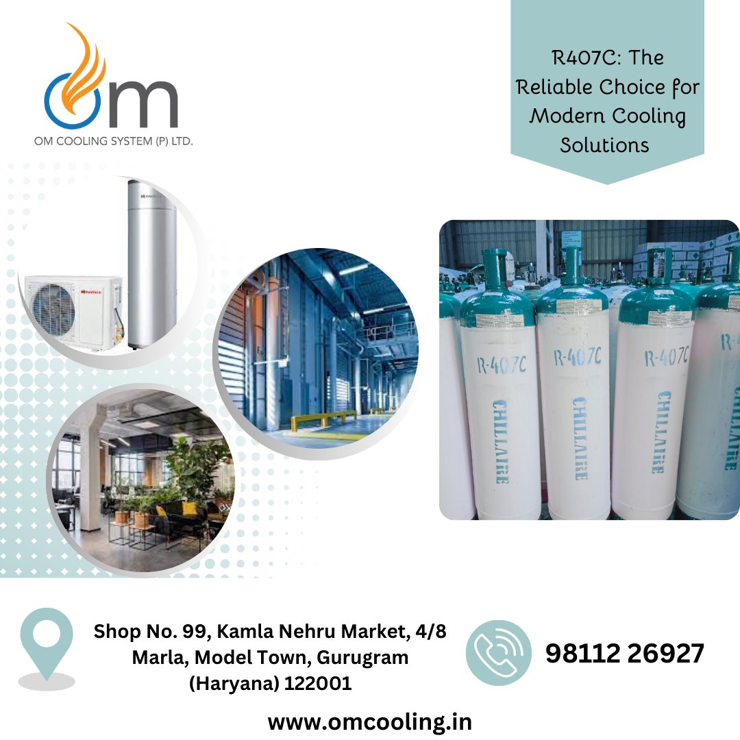 OmCooling's tweet photo. Your authorized supplier for R407C gas – delivering optimal cooling solutions for commercial and industrial refrigeration, as well as air conditioning needs, from commercial to domestic settings.
#ocs #omcoolingproject #ChillaireGas #AuthorizedSupplier #refrigeration #hvac https://t.co/zTC9oK61PE