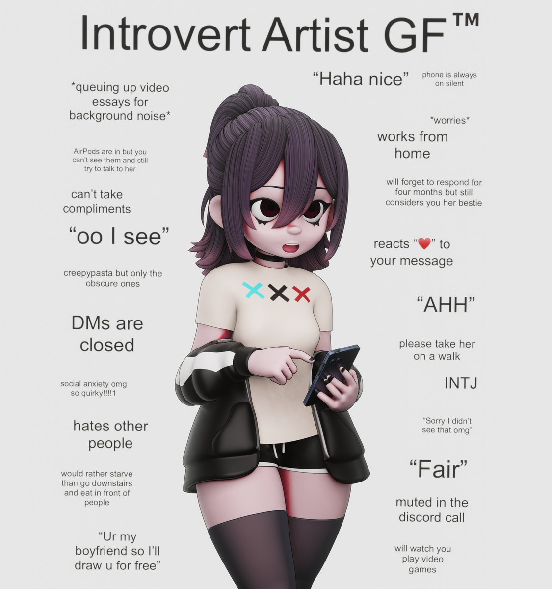 oddkrow's tweet image. I love this character!
I had to make fanart 🙏