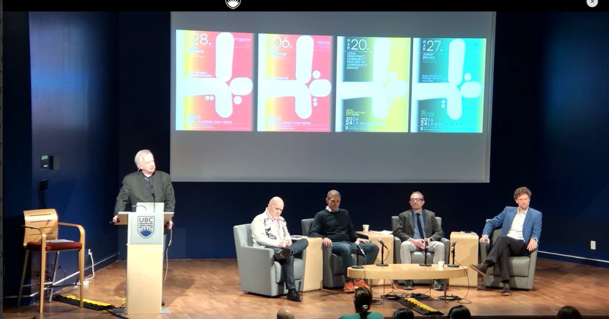floydmarinescu's tweet photo. Moderator @pmcondon2 reiterated a perplexing question: 

If building new supply produces affordability, then Vancouver should have become the most affordable. But that did not happen. Why? https://t.co/owrRrcHBbY