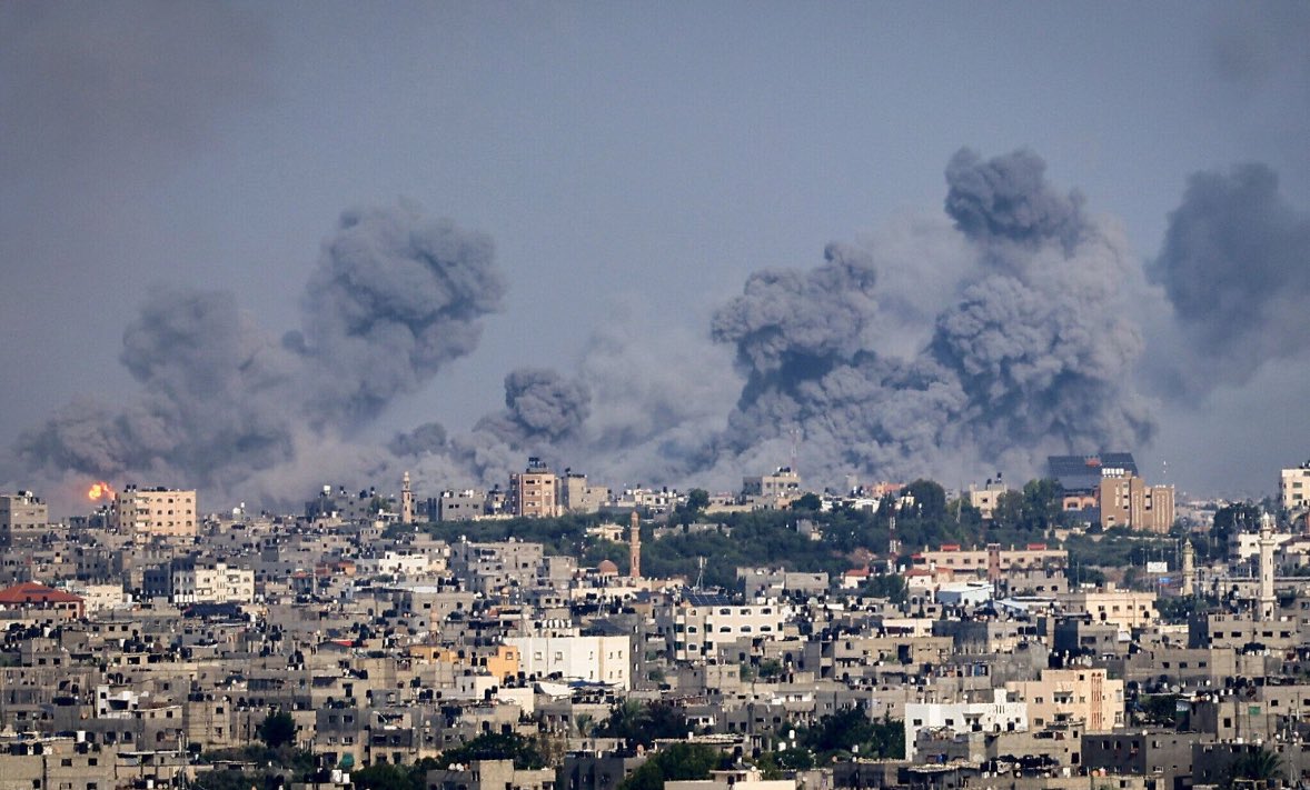 Rafah is being decimated, there is nowhere else left to go. Israel is now bombing more than 1.7 million civilians trapped in Rafah, Gaza's last place of refuge. A massacre is happening in Rafah right now and the world is silent.