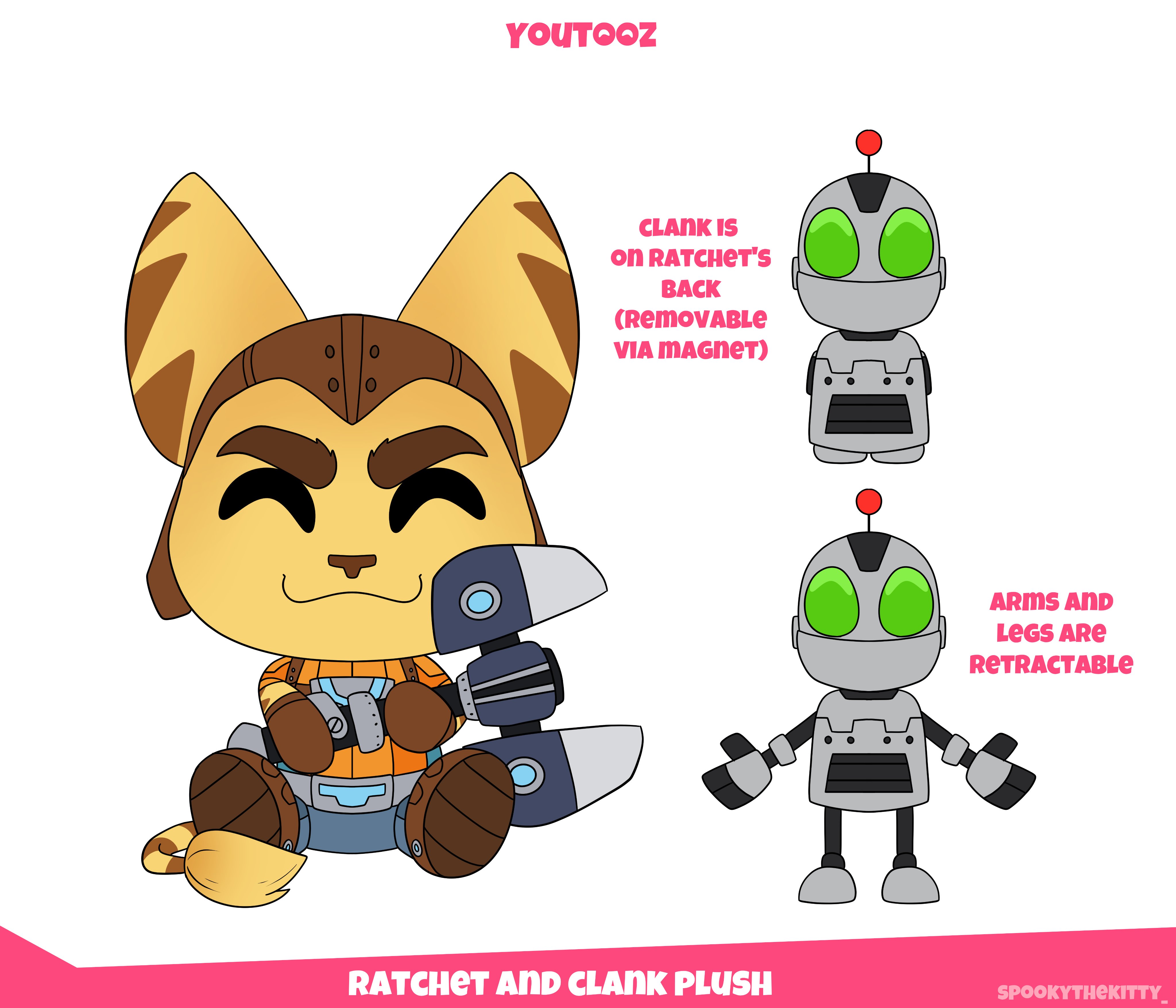 Ratchet and clank plush deals
