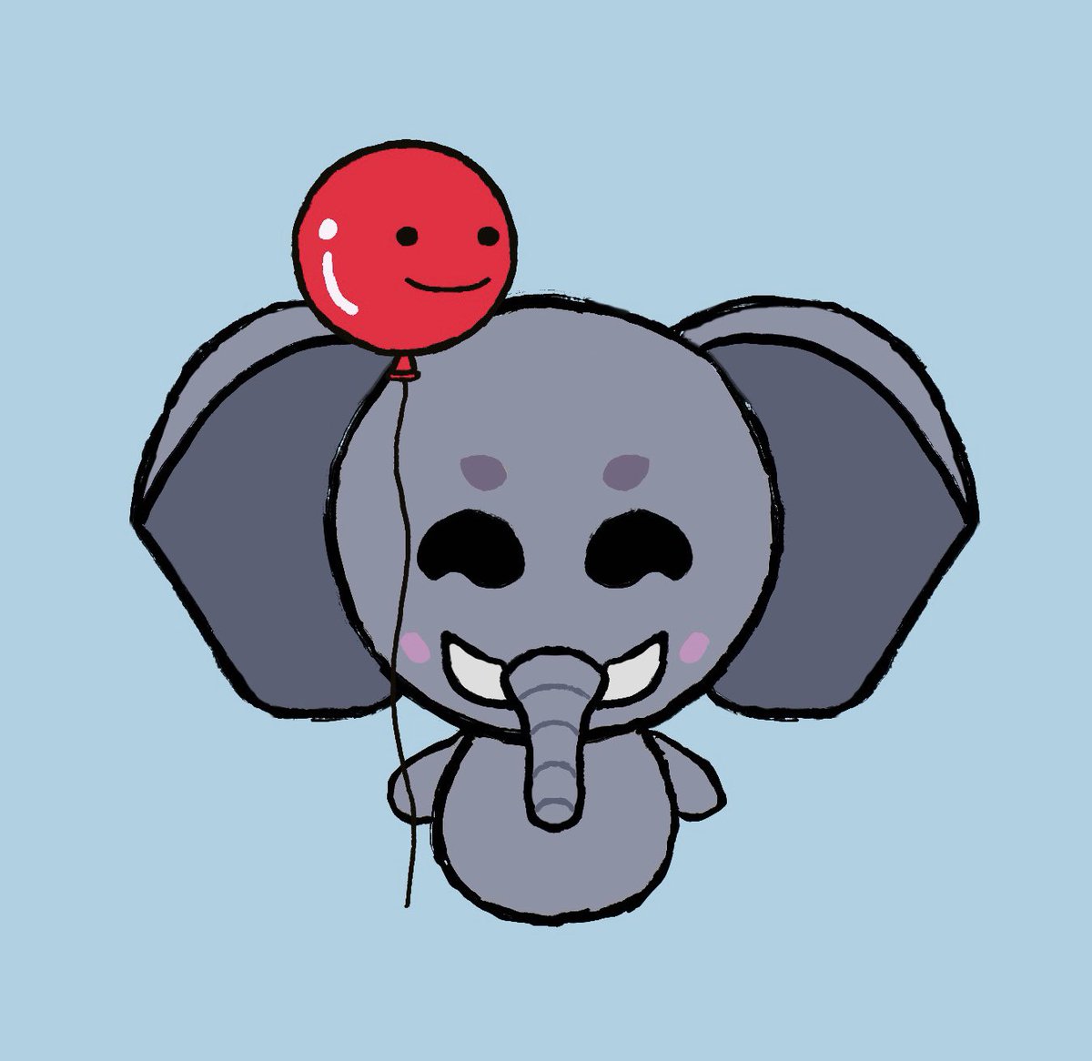 ClodsireSol's tweet photo. That balloon looks a little sus @FaunaFrens https://t.co/gmYKFjk0X9