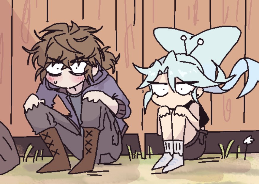 oc] my best friend is the main character 」musubiki 🍙 avoiding spoilersの漫画