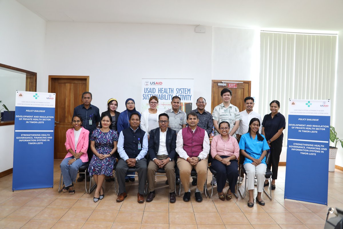 Today, the Cabinet for Policy, Planning, Cooperation, and Development of the MOH held a pivotal workshop focused on enhancing collaboration with the for-profit private health sector to ensure every Timorese citizen enjoys their right to healthcare.   
👉tinyurl.com/5ddbumx6