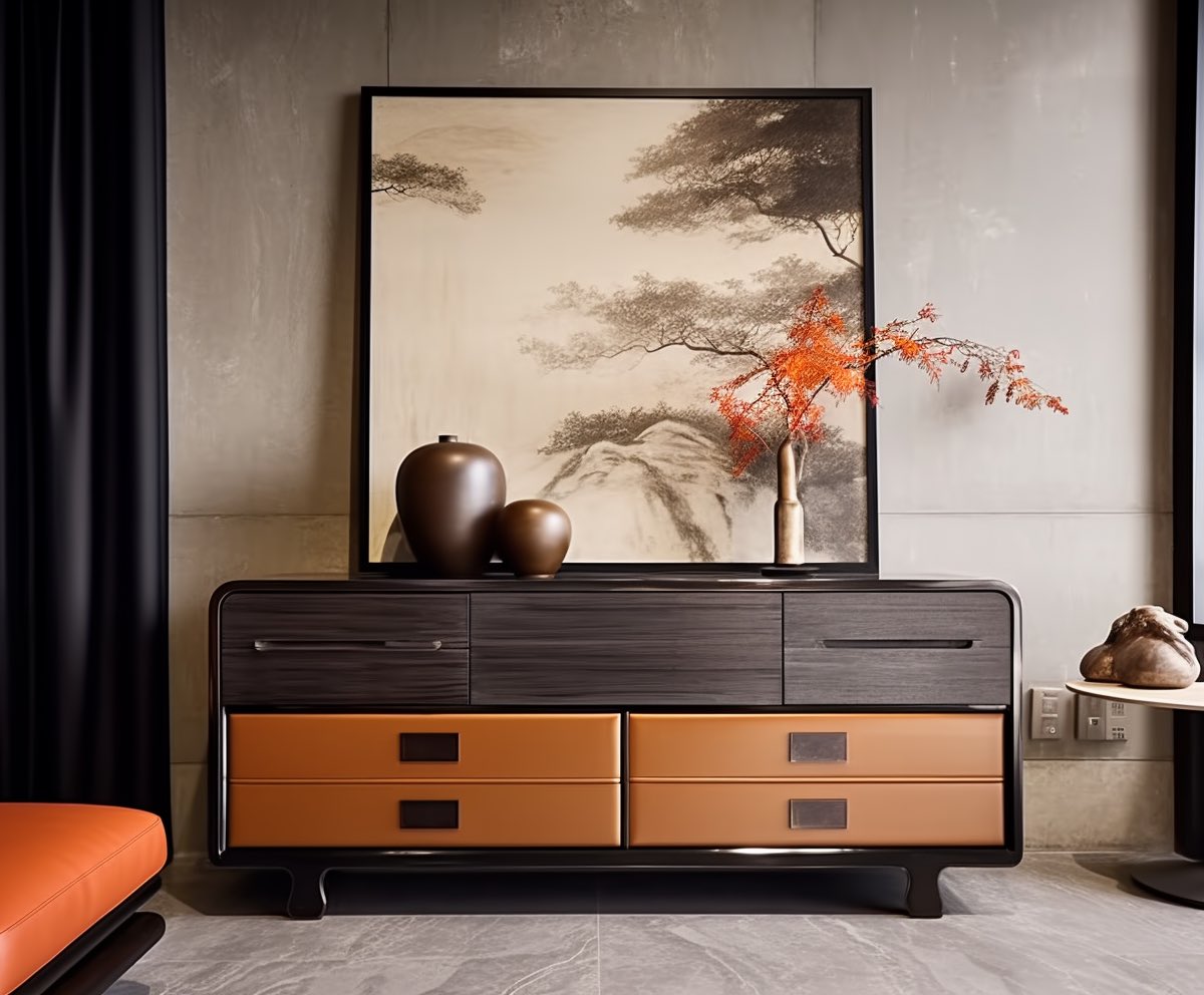 villa_furniture's tweet image. Dive into the essence of style with our sideboard: a marvel of design and craftsmanship. #OriginalManufacturing #WorldClassCraftsmanship 
#awcasa_malaysia