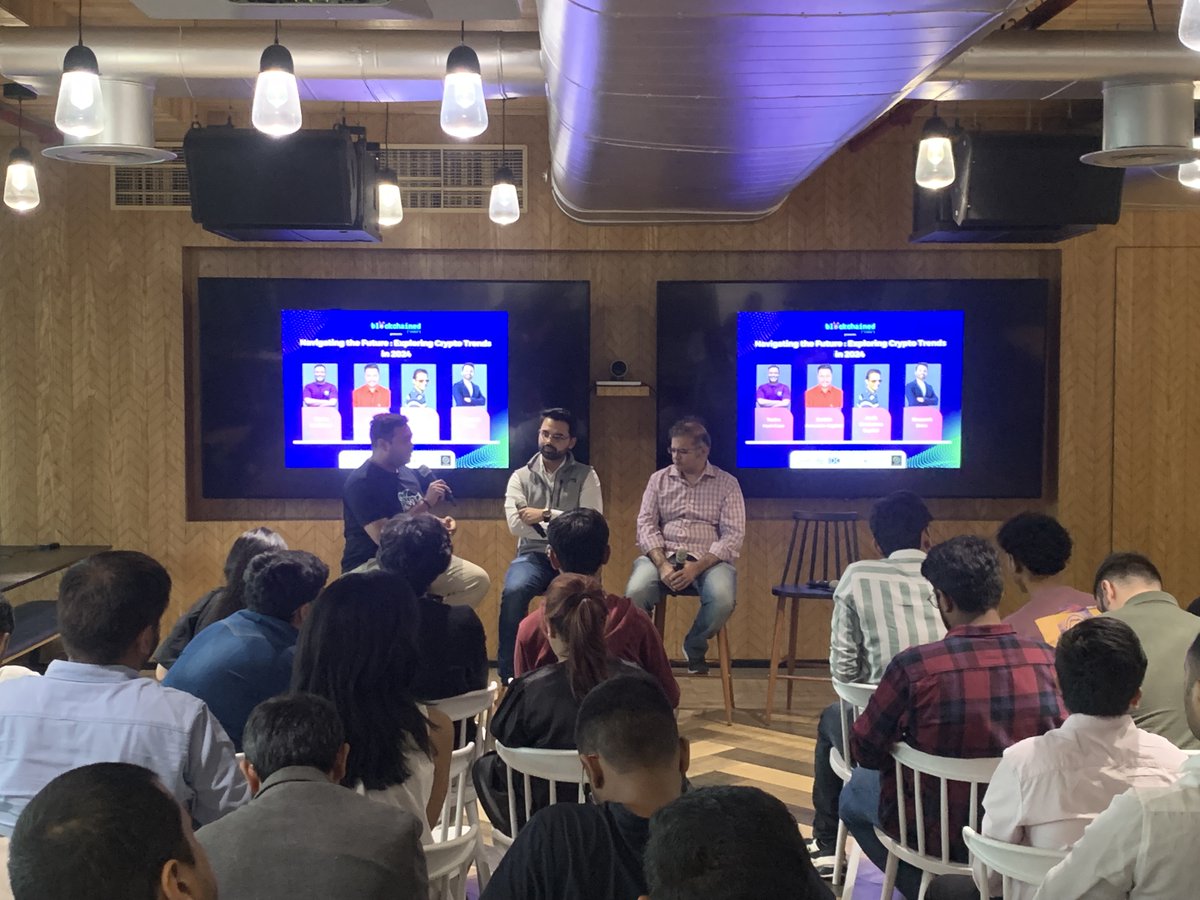 hash_case's tweet photo. Great insights were shared at @blockchainedind's 'All Road Leads to Bitcoin' event in Mumbai! Our co-founder, @taahanizam, contributed valuable input on navigating crypto trends in 2024 as a panel member. Thanks for having us! #Blockchain #Cryptocurrency #HashCase