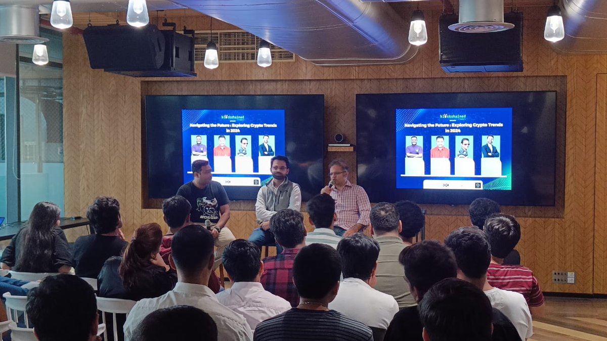 hash_case's tweet photo. Great insights were shared at @blockchainedind's 'All Road Leads to Bitcoin' event in Mumbai! Our co-founder, @taahanizam, contributed valuable input on navigating crypto trends in 2024 as a panel member. Thanks for having us! #Blockchain #Cryptocurrency #HashCase