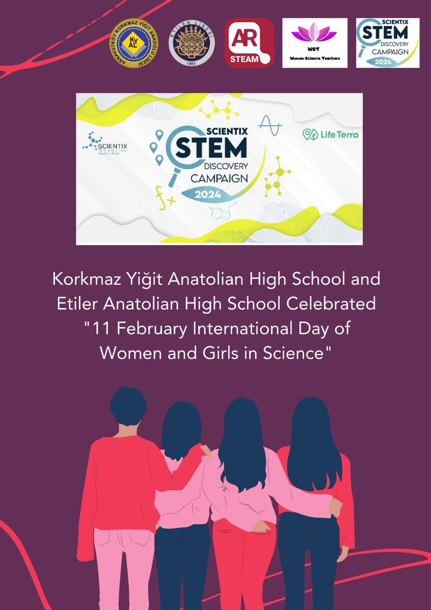 ARSTEAMapp's tweet photo. As @KYAL_Besiktas and @EtilerAnadolu ,we participated in the "Let's Go Girls to the Museums" event organised by #ARSTEAMapp, #WST, which is one of thepartner organisations ofthe #SDC24 activities organised by @eu_schoolnet and celebrated the WomenandGirls in Scienceon 11February https://t.co/z6ZF9Wp2E0