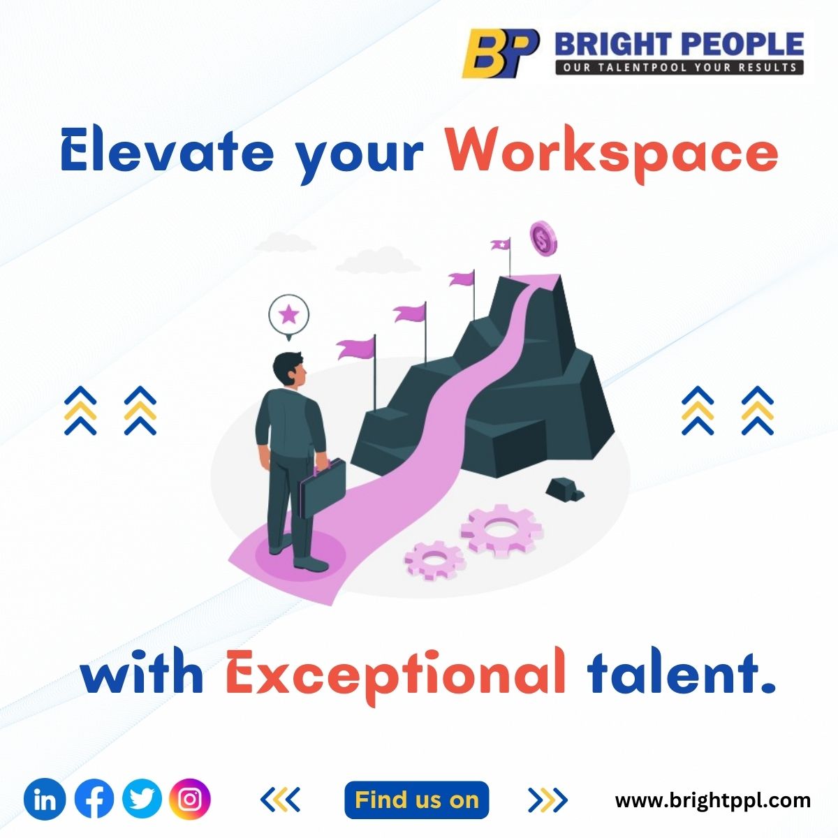Brightpeople5's tweet photo. "Elevate your workspace with exceptional talent."

Join hands with Brightpeople - your partner in recruitment excellence. Find, engage, and retain top talent effortlessly...!

visit us here:
https://t.co/IAYy5bDJVa

Let us connect to discuss this.
Email: info@brightppl.com https://t.co/L9PbRojoe9