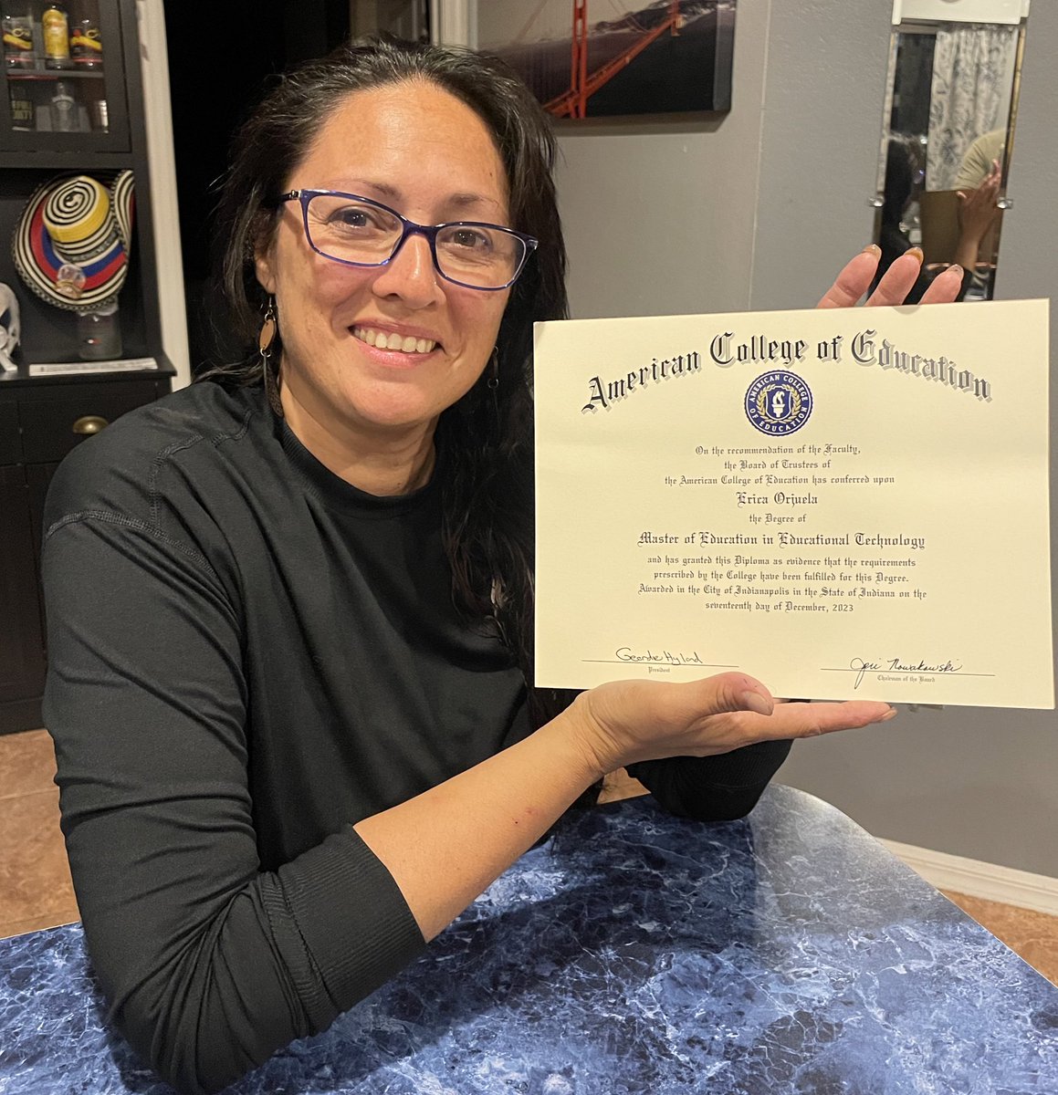 Thank you Lord for the strength to check off another item on my bucket list.
It’s been a life long dream to achieve something that seemed so unattainable when I was growing up! #cancercantstopus 💪🏽 <a href="/ACEedu/">American College of Education</a> 
#1stgenerationhighgraduate-#1stgenerationmastersdegree