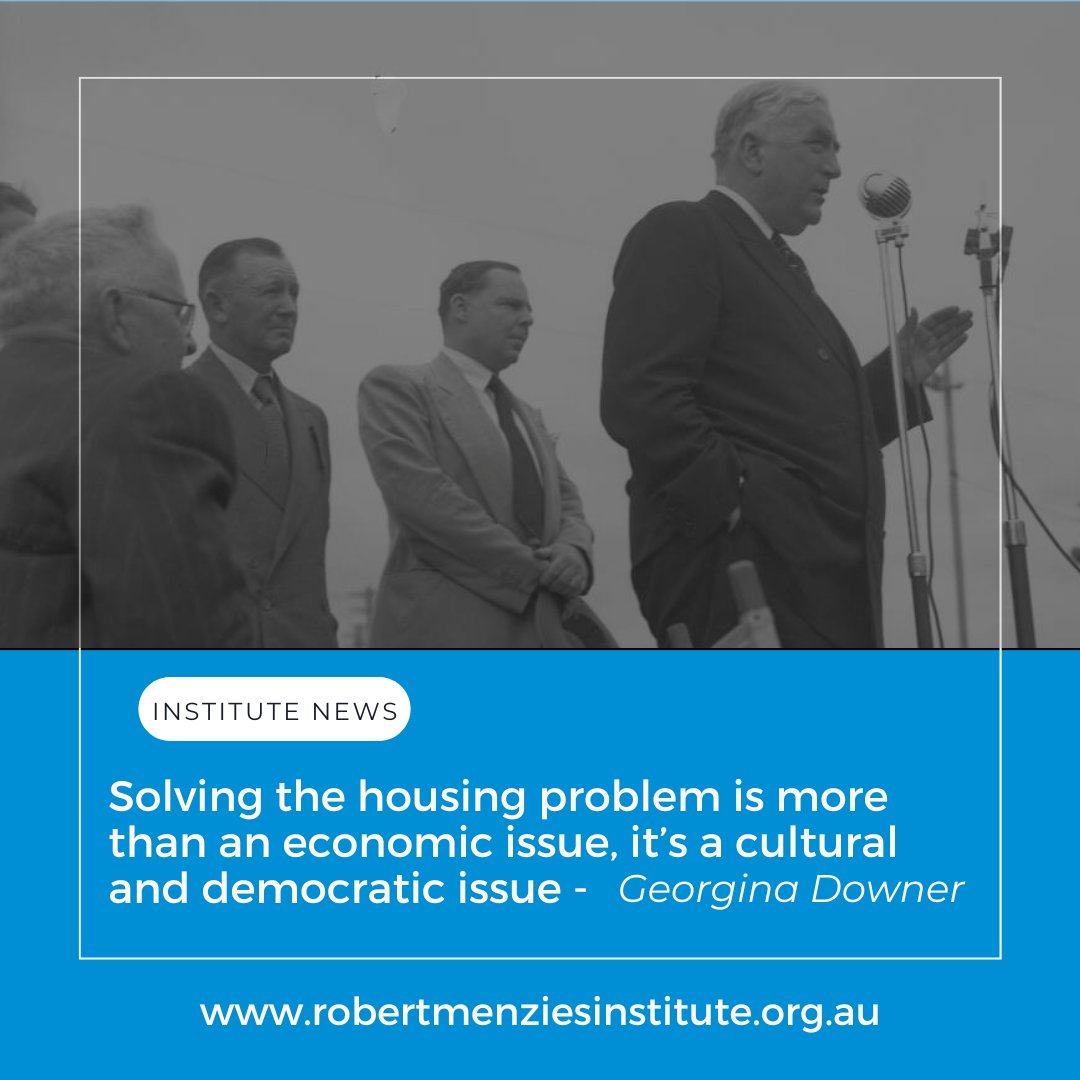 Our CEO <a href="/GeorginaDowner/">Georgina Downer</a> writes about the problem of declining home ownership for <a href="/SkyNewsAust/">Sky News Australia</a>. Solving the housing problem is more than an economic issue, it's a cultural and democratic issue. zurl.co/0X9P