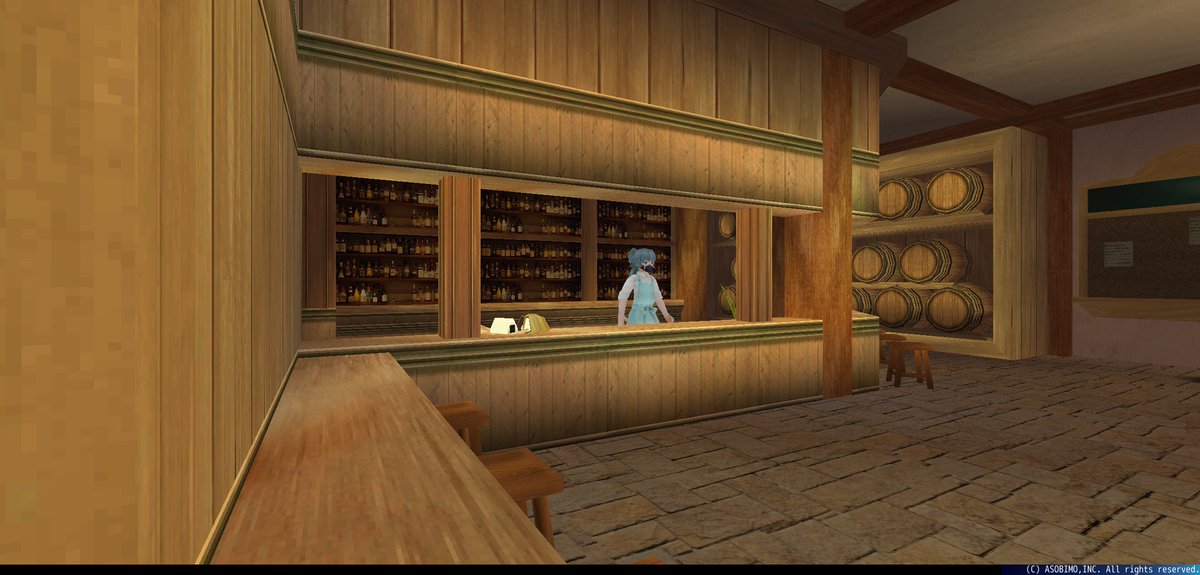 Bama_Ach's tweet photo. Waiting for Drink Orders From Guild Members :)

#bemmoshow #ToramOnline https://t.co/fv7KlfY3pP