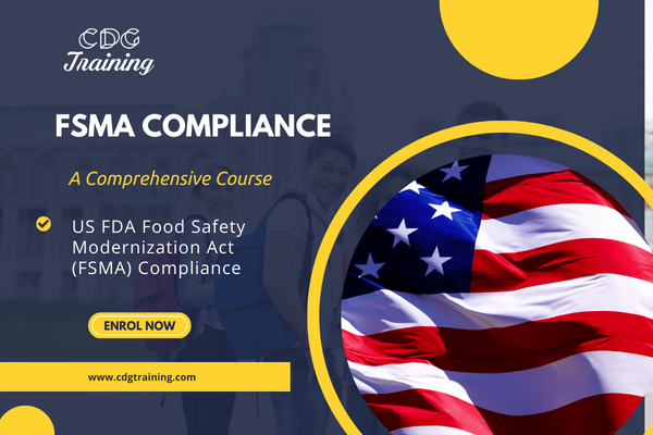 cdgtrainings's tweet photo. 🎉 Exciting News from CDG Training! 🌟 

Introducing our new course: US FDA Food Safety Modernization Act (FSMA) Compliance! 

 Enroll now:  https://t.co/llNc2lei0K

#CDGTraining #FSMA #FoodSafety #Compliance #NewCourseLaunch https://t.co/ltuCDzXdVg