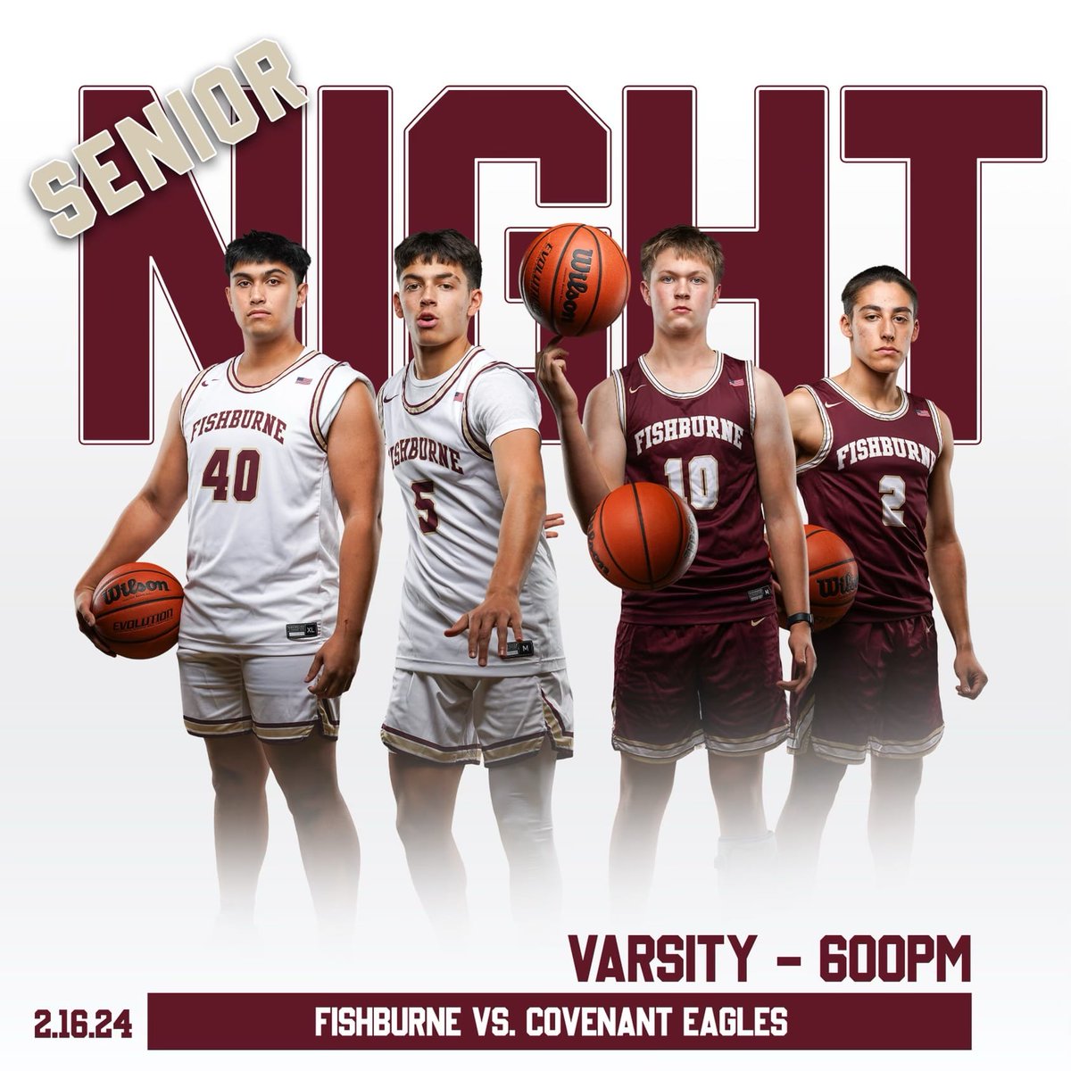 FishburneBoyz's tweet photo. Last Run!!!!!!!! Game 2⃣0⃣
🆚 The Covenant Eagles
🗓️ 2/16
⏰ 6:00 PM (4:30 PM)
📍 Alumni Gym (FMS)
📺 @NFHSNetwork 
@FMS_Caissons @fmsrocboyz @FishburneBoyz @FMSBBallCoach @SteveWilson_LDN https://t.co/rBhY8fXtjn