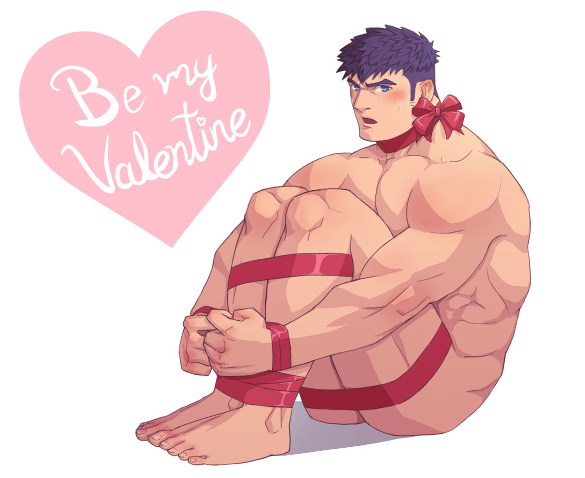 Just keep it simple, Happy Valentine's day! 💝💘
#ValentinesDay #muscle #yaoi #gay #baraartist #gayart