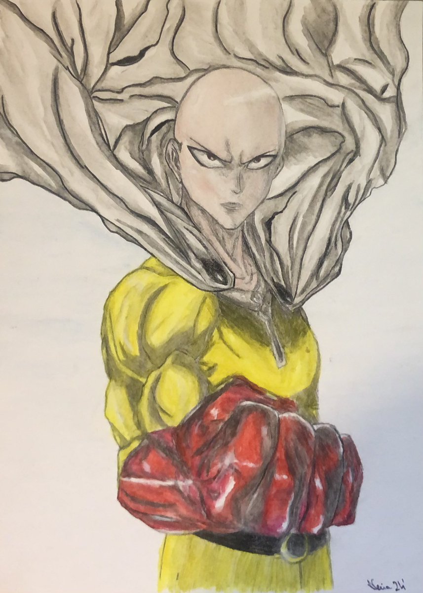 ✨100 push-ups, 100 sit-ups, 100 squats and a 10 km run✨
#OnePunchMan #saitama #terribletornado #tatsumaki #OnePunchManfanart #animeart #traditionalart #watercolorpainting