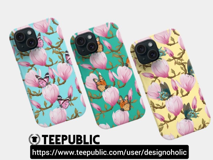 Magnolia And Butterflies Pattern Phone Cases
teepublic.com/phone-case/478…
teepublic.com/phone-case/478…
teepublic.com/phone-case/478…
#teepublic #phonecase #phonecases #case #iphonecase #cases #floral #giftideas #valentinesdaygift #valentinesdaygifts #magnolia #butterfly