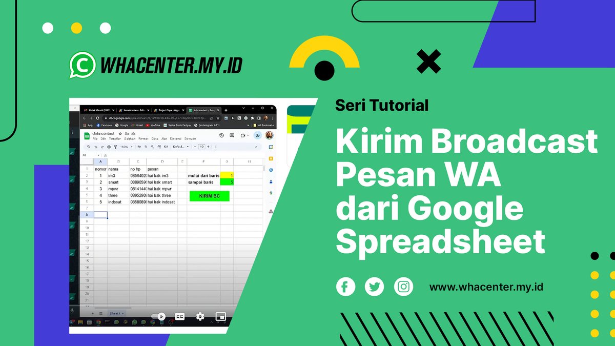 whacenter's tweet photo. Kirim Broadcast Pesan WA dari Google Spreadsheet

https://t.co/thxrSdWqXe

==================
WhaCenter - WA API Gateway dan Support Multidevice

Tool WA yang powerful untuk kebutuhan Anda!

Mau order atau langganan WhaCenter?
🌐https://t.co/joK8CopsCC | 🌐https://t.co/6bcjz4DyA5 https://t.co/duIn9RSuib